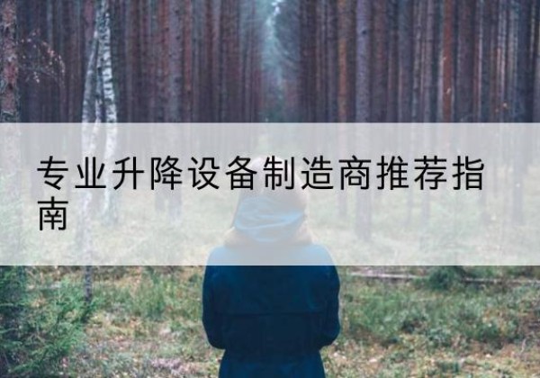 逊克电动剪叉升降平台厂家-专业升降设备制造商推荐指南